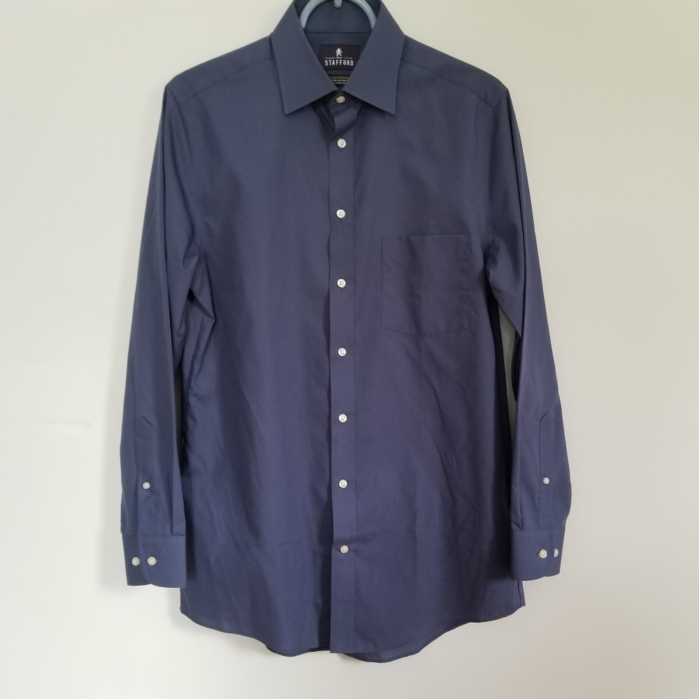 Stafford Men's Tailored Dress Shirt